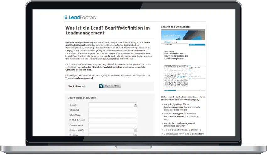 Kampagne_intern_Was ist ein Lead? Begriffsdefinition im Leadmanagement