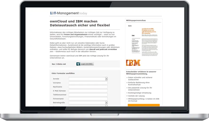 Kampagne_ownCloud_IBM_ownCloud und IBM machen Dateiaustausch sicher und flexibel