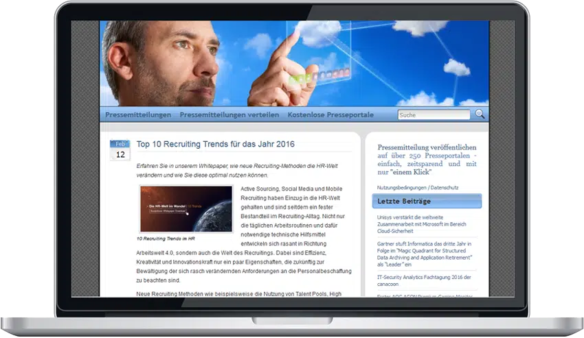 Pressemitteilung „Top 10 Recruiting Trends“ auf it.pr-gateway.de