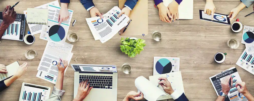 Meeting der Marketingabteilung - Marketingbudget