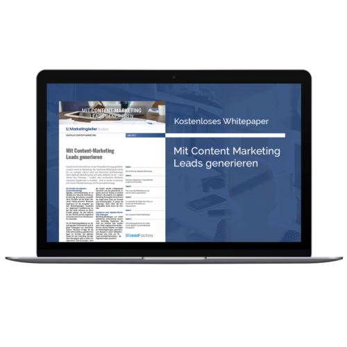 Basis-Lead, Event-Lead, Whitepaper-Lead generieren