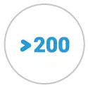 >200 Mitarbeiter