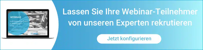 Webinarlead-Werbung